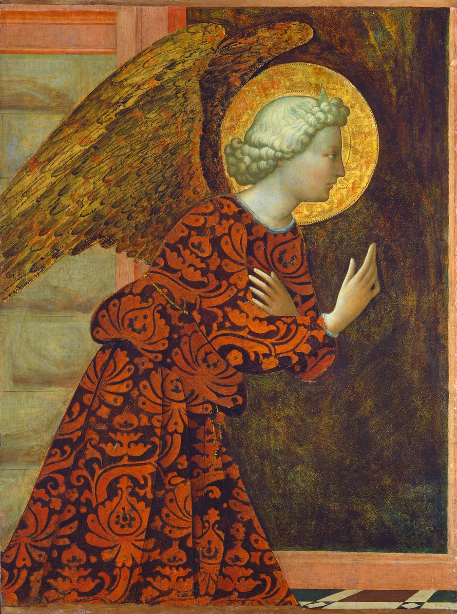 Ärkeängeln Gabriel, ca. 1430 (tempera på panel) av Tommaso Masolino da Panicale