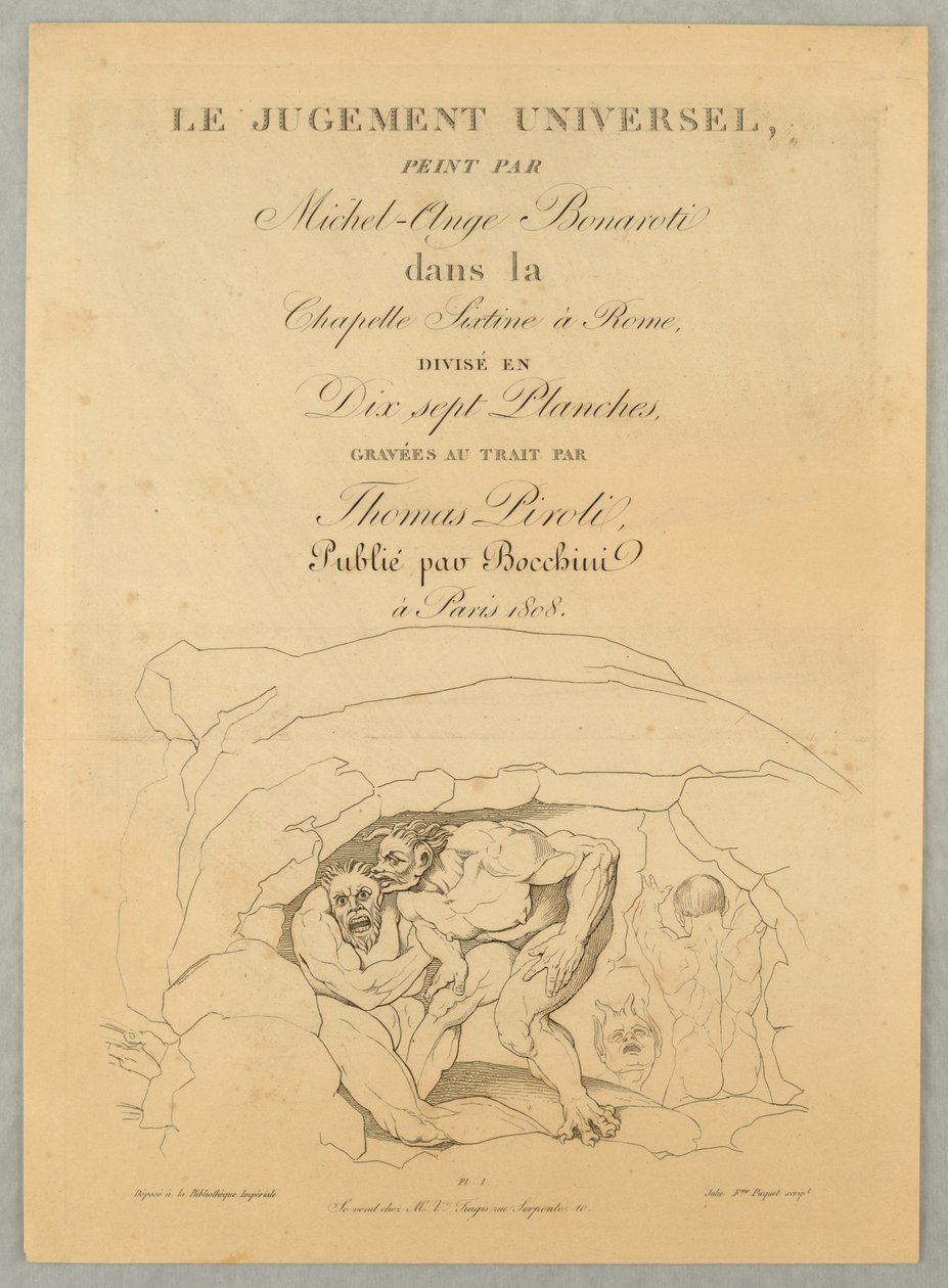 Försättsblad, The Universal Judgment av Tommaso Piroli
