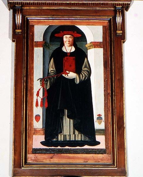 Kardinal Niccolo av Prato, påvebunden av Tommaso di Piero