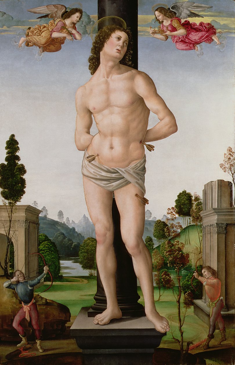 S:t Sebastians martyrskap, ca 1490-95 av Tommaso di Piero