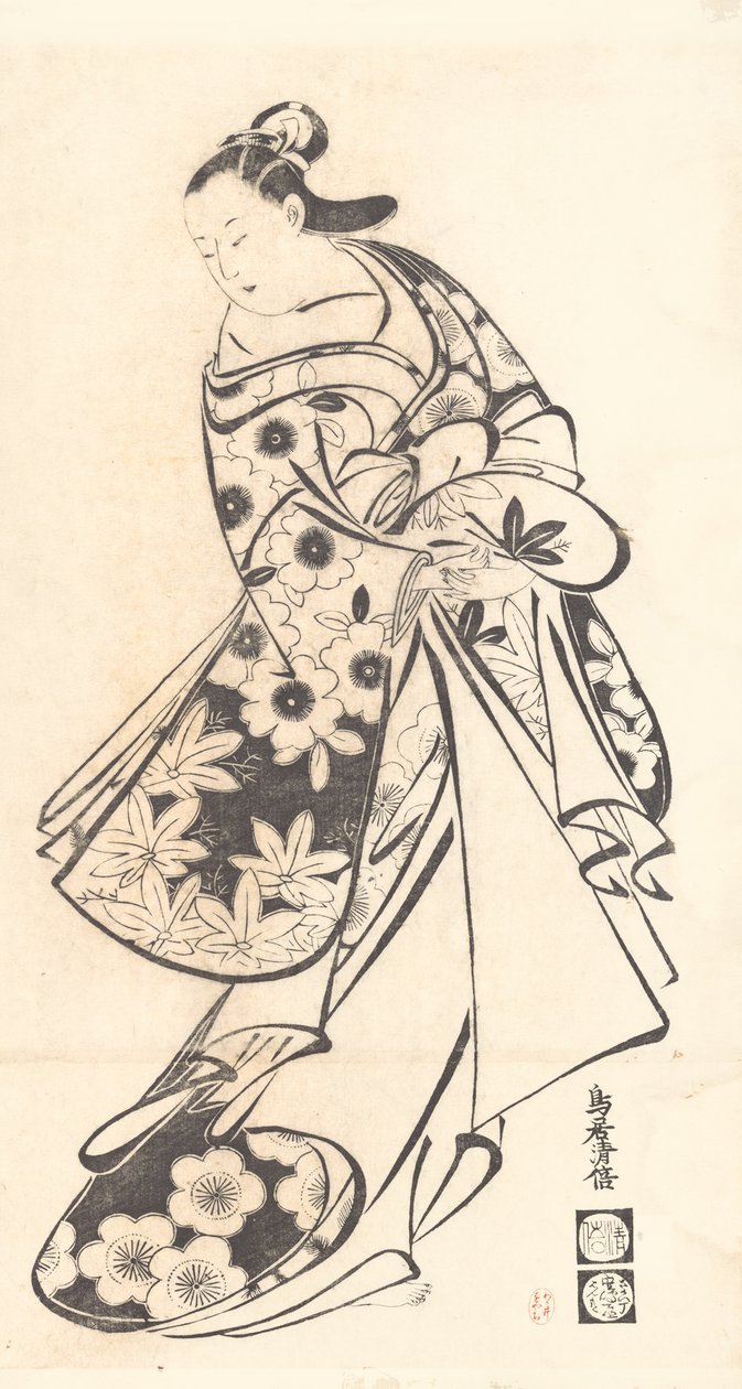 Artighet, ca. 1712, ca. 1712. av Torii Kiyomasu I