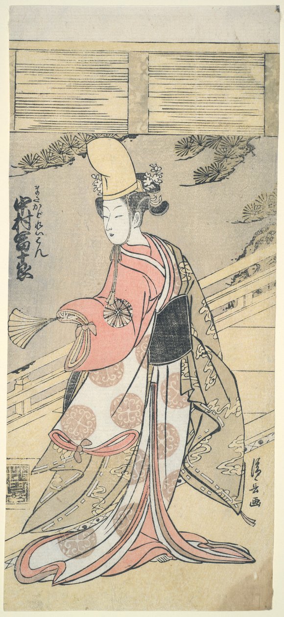 Skådespelare Nakamura Tomij?r? av Torii Kiyonaga