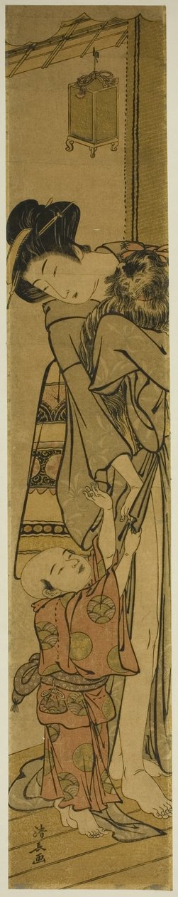 Pekingese av Torii Kiyonaga