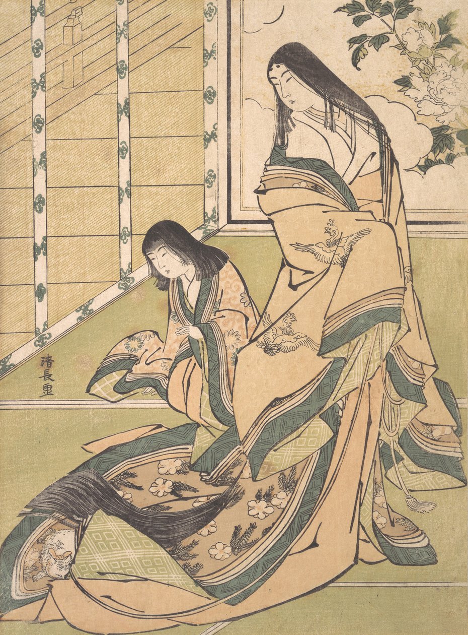 Den tredje prinsessan Onna San no Miya, ca. 1781-89. av Torii Kiyonaga