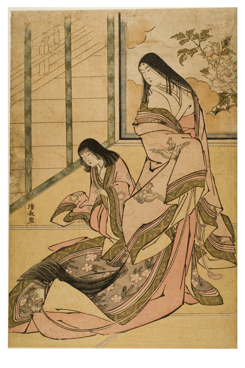 Den tredje prinsessan från en obenämnt serie av klassiska skönheter av Torii Kiyonaga
