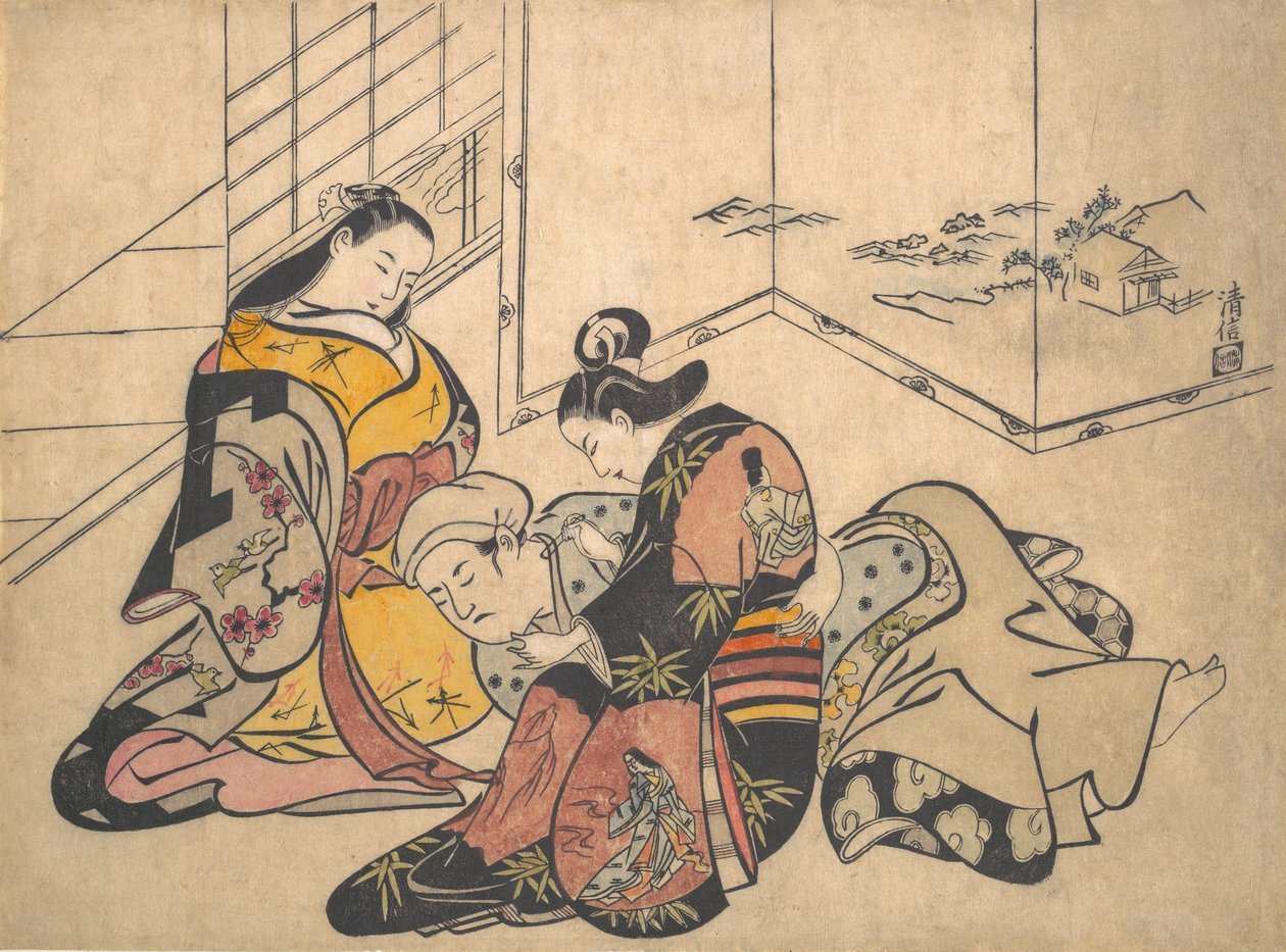 Tryck, 1703. av Torii Kiyonobu I