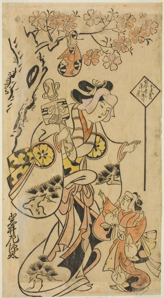 Skådespelaren Iwai Sagenta I av Torii Kiyonobu I