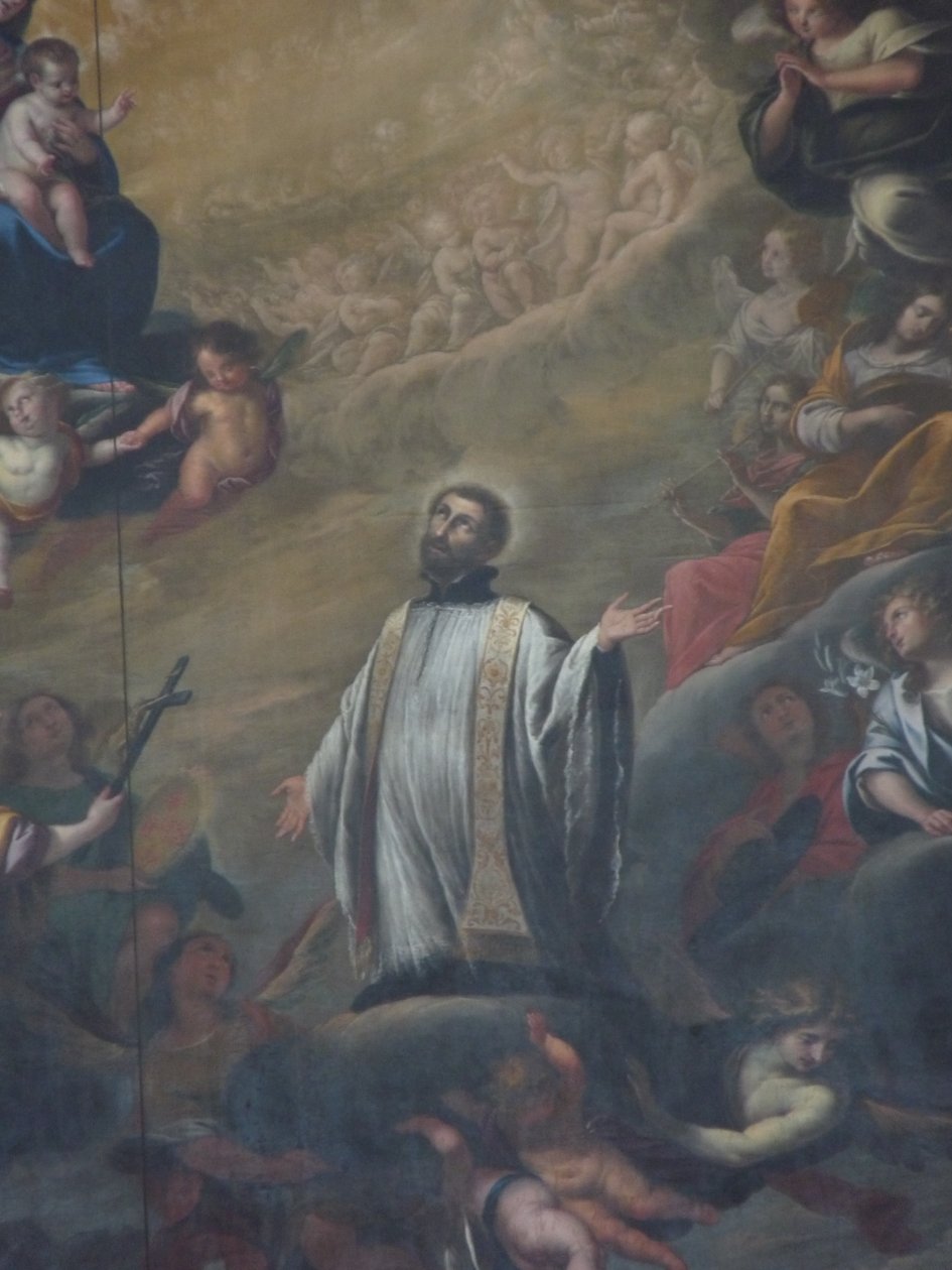 Saint Francis Xavier (detalj från en altarmålning) av Torriani