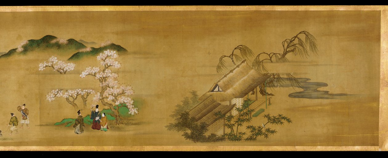 Landskap av de fyra årstiderna, Edo-perioden, 1600-talet. av Tosa Mitsuoki