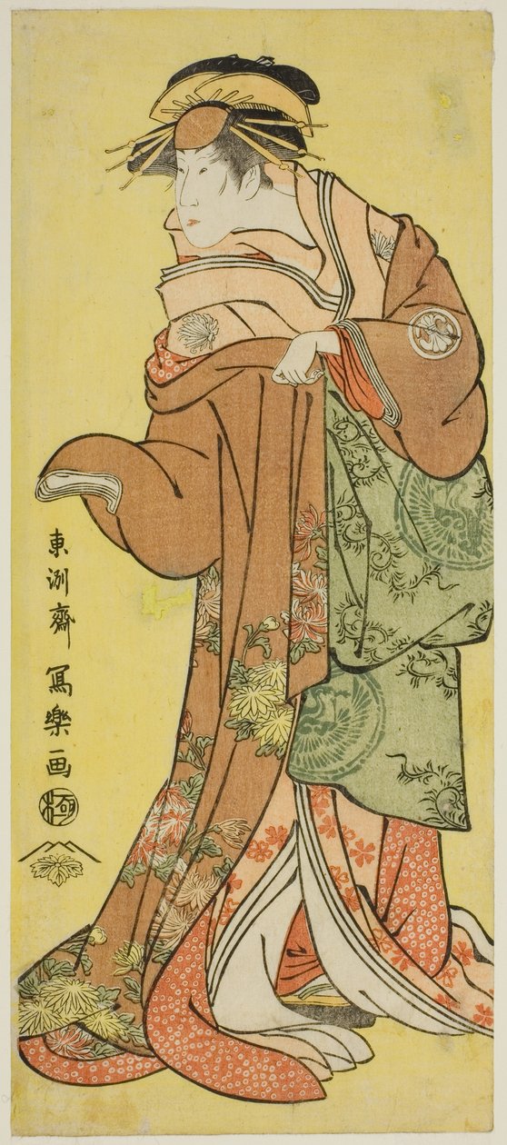 Katsuragi Segawa Kiku no Onna av Toshusai Sharaku
