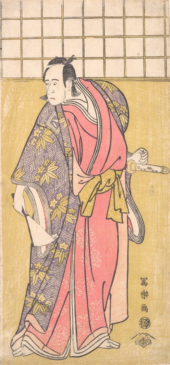 Skådespelaren Ichikawa Yaozo III, ca. 1794. av Toshusai Sharaku