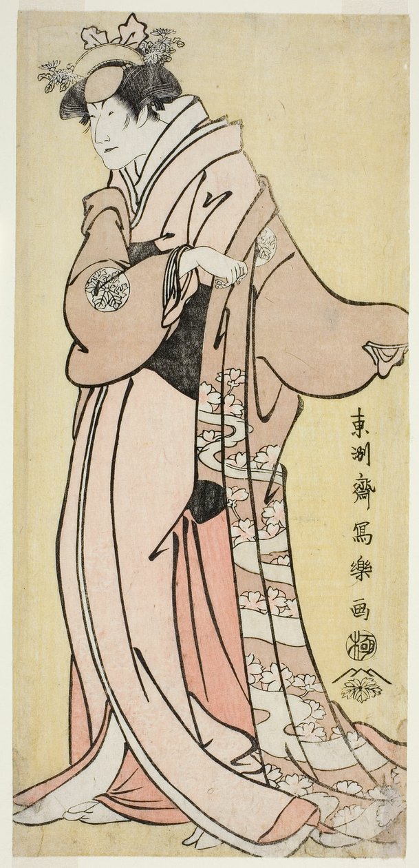 Tea Ac and r Nakayama Tomi Saburo As dy Tsukuba, fru till Yoshioki av Toshusai Sharaku