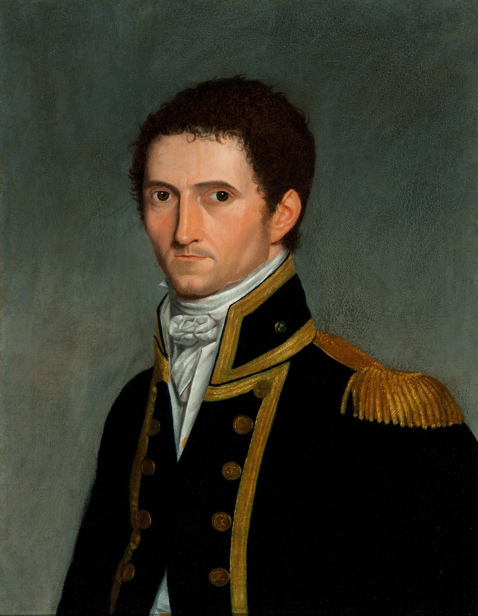 Porträtt av kapten Matthew Flinders, RN, 1774-1814 av Toussaint Antoine DE CHAZAL DE Chamerel