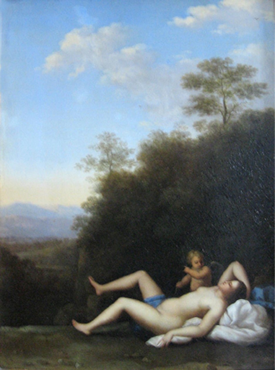 Sovande nymf av Toussaint Gelton