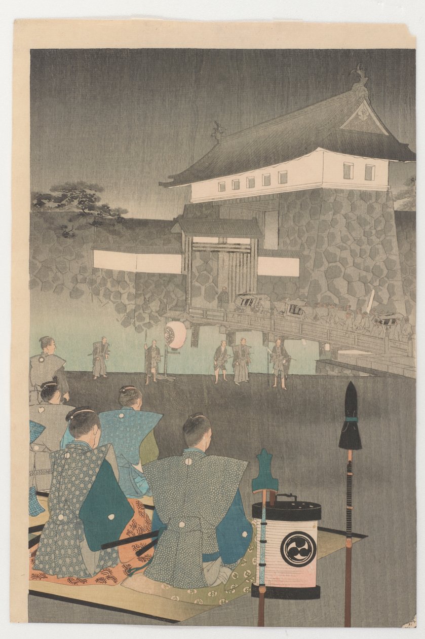 Chiyoda, 1897 (trätryck i färg) av Toyohara Chikanobu