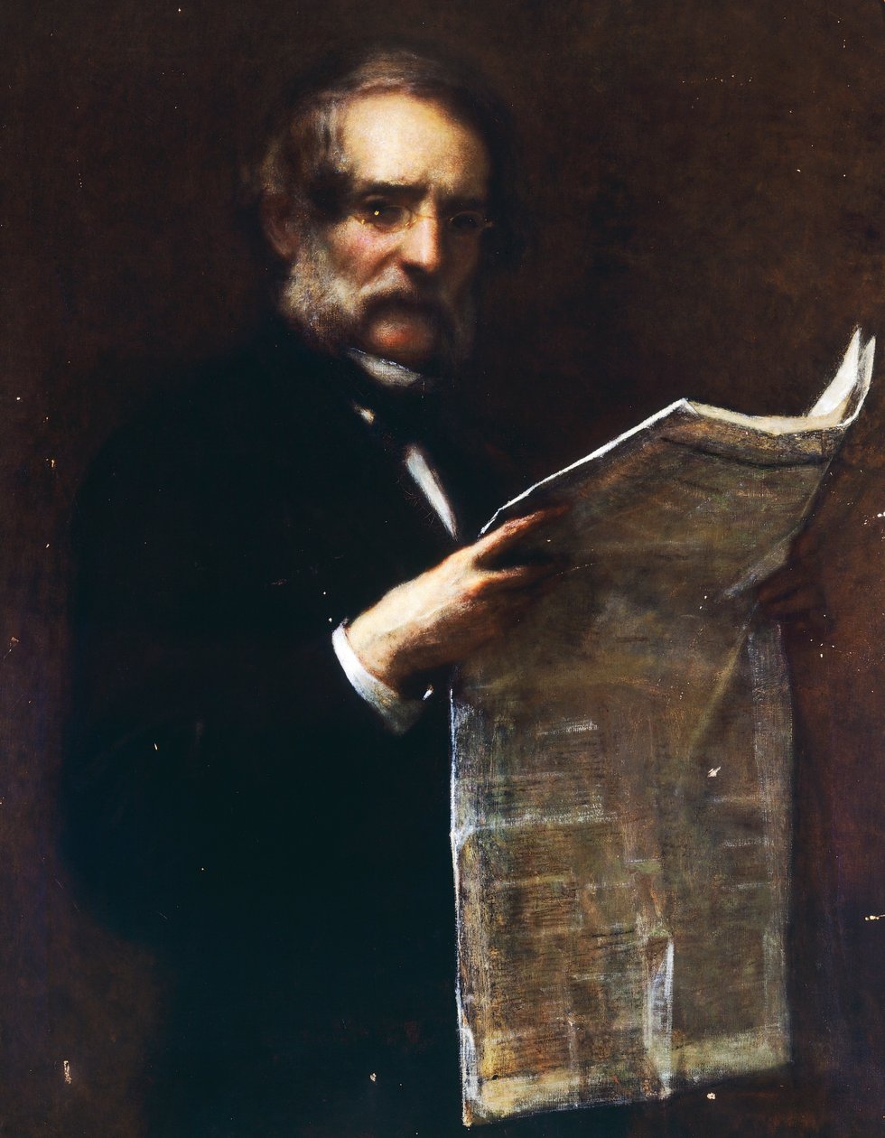 Porträtt av advokaten Marozzi, av Tranquillo Cremona av Tranquillo Cremona