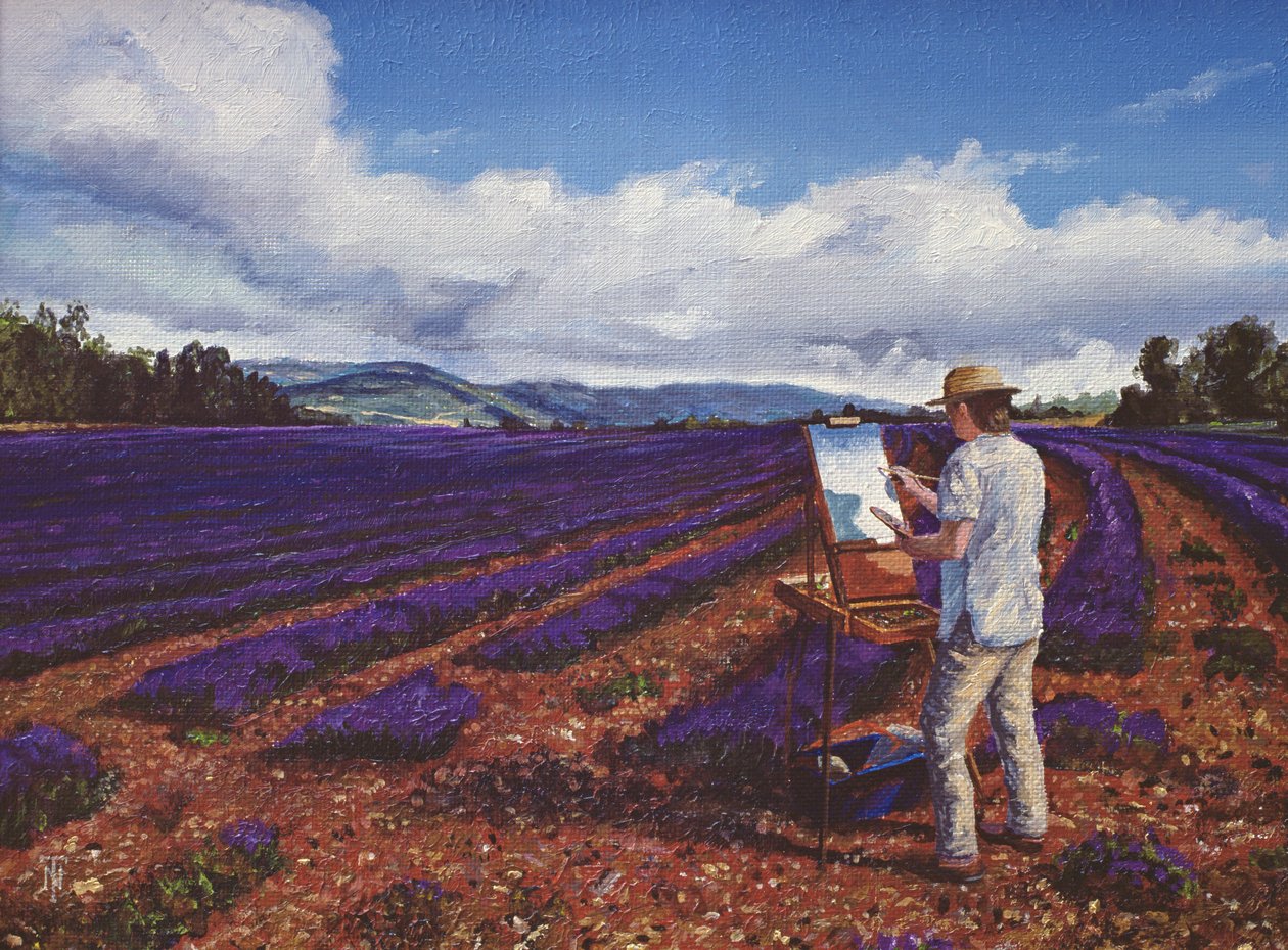 Målare, Vaucluse, Provence, 1998 av Trevor Neal