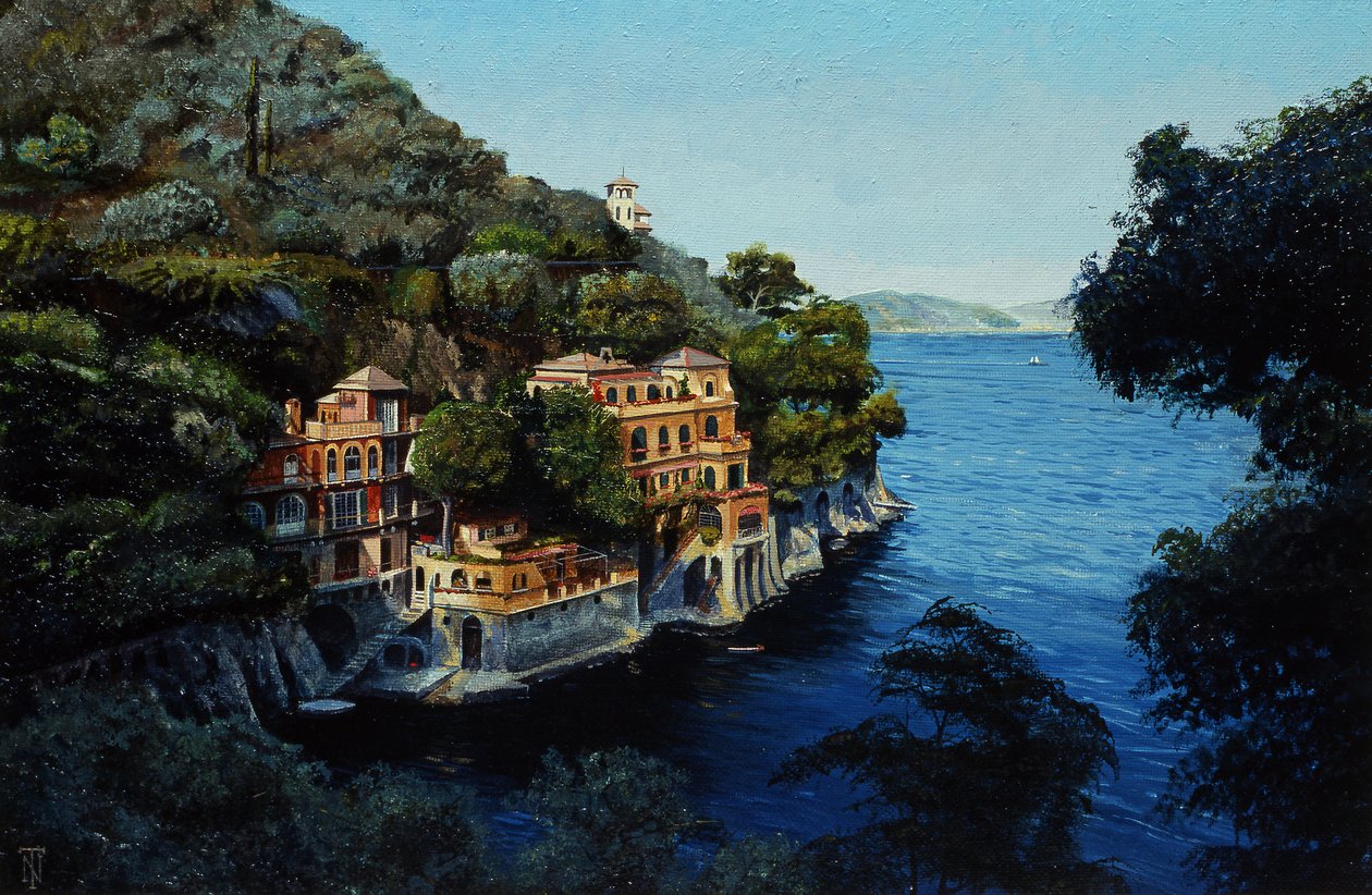 Villa, Portofino, från Hotel Picolo, Ligurien, 1998 av Trevor Neal
