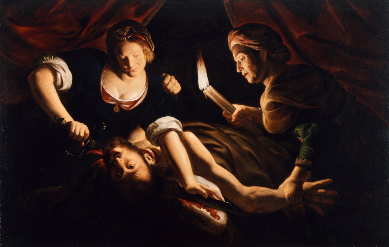 Judith som skär av Holofernes huvud av Trophime Bigot