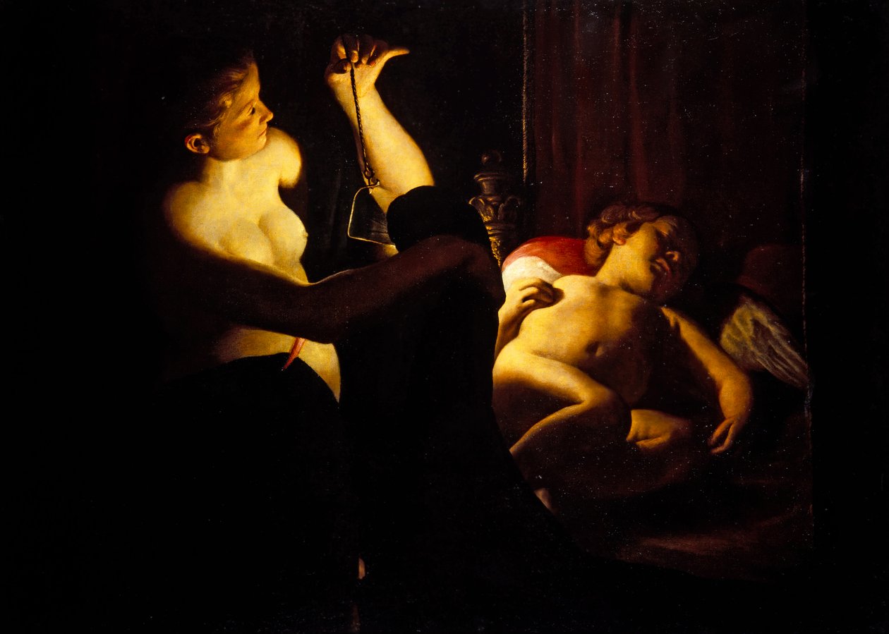 Amor  Psyke av Trophime Bigot
