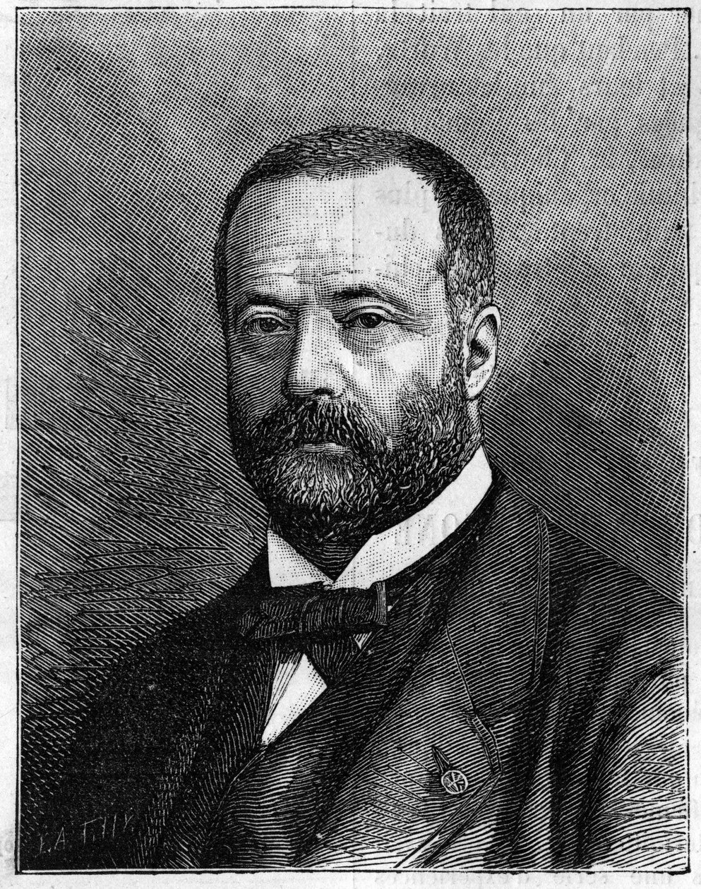 Porträtt av Henri Sainte Claire (Sainte-Claire) Deville (1818-1881), fransk kemist. (Från ett fotografi av Mr Truchelut). Gravyr i "" Nature: granskning av vetenskaperna och deras tillämpningar på konst och industri "" av 23 juli 1881. av Truchelut Truchelut