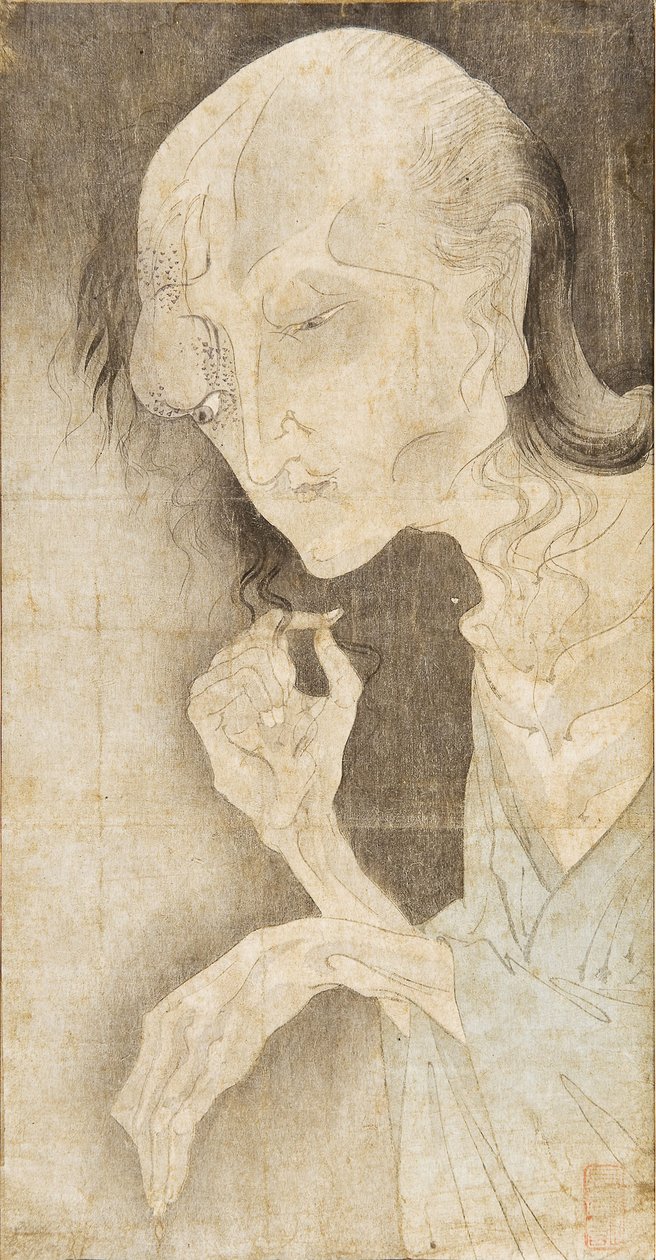 The Ghost of Oiwa, andra hälften av 1800-talet.. av Tsukioka Yoshitoshi