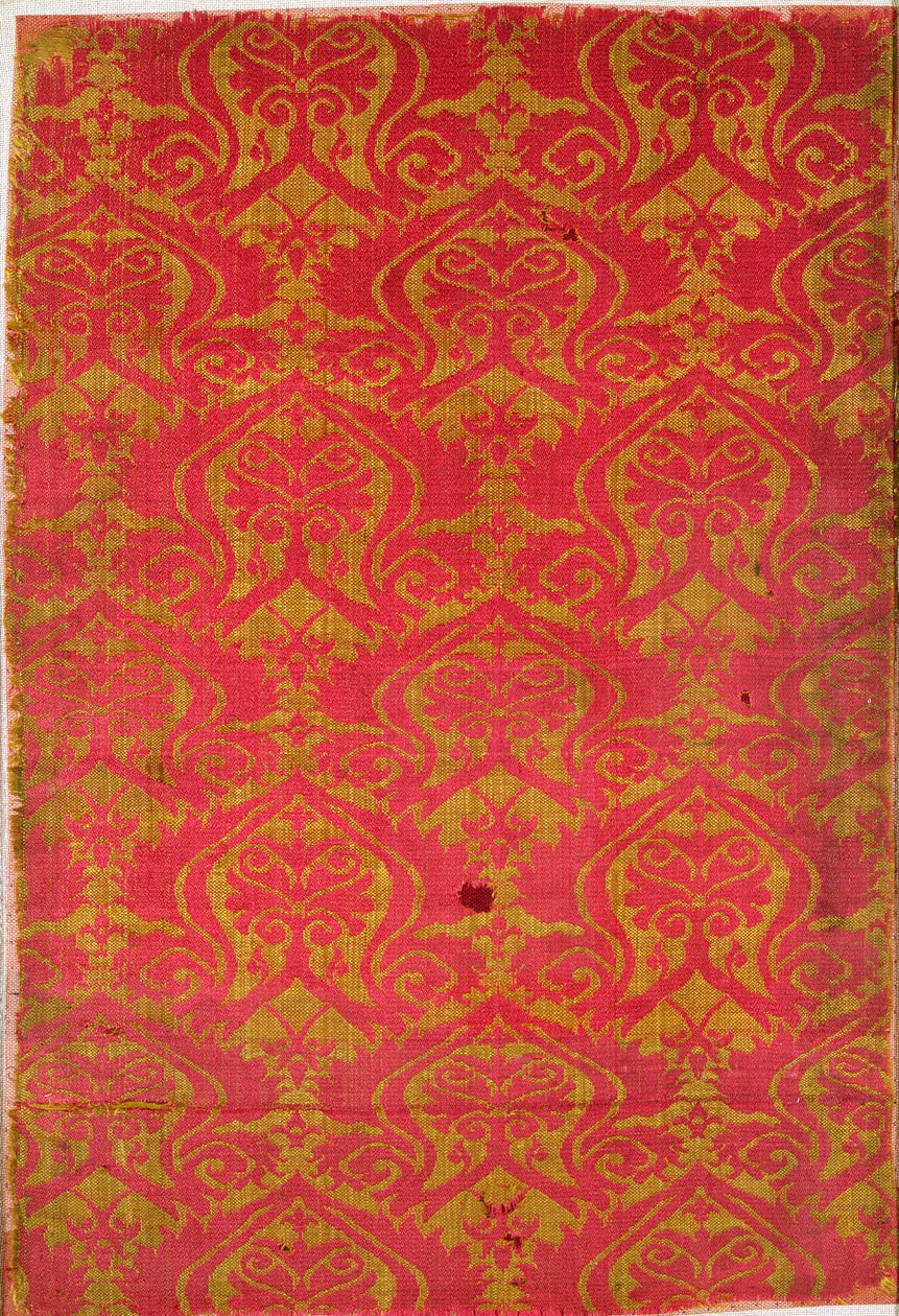 Textilfragment, 1300-talet (silke) av Turkish School