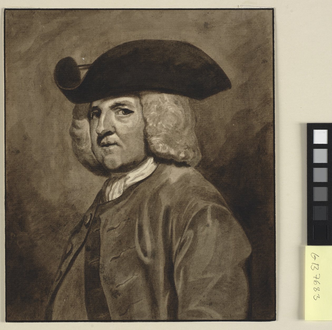 Porträtt av Dr. Richard Robinson (1709-94), "Irlands primat" av Ubekendt engelsk 1. halvdel af 1800 tallet