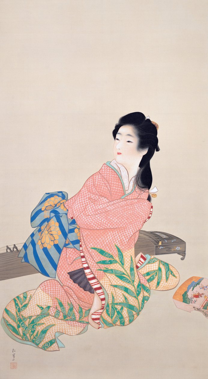 Daughter Miyuki av Uemura Shoen