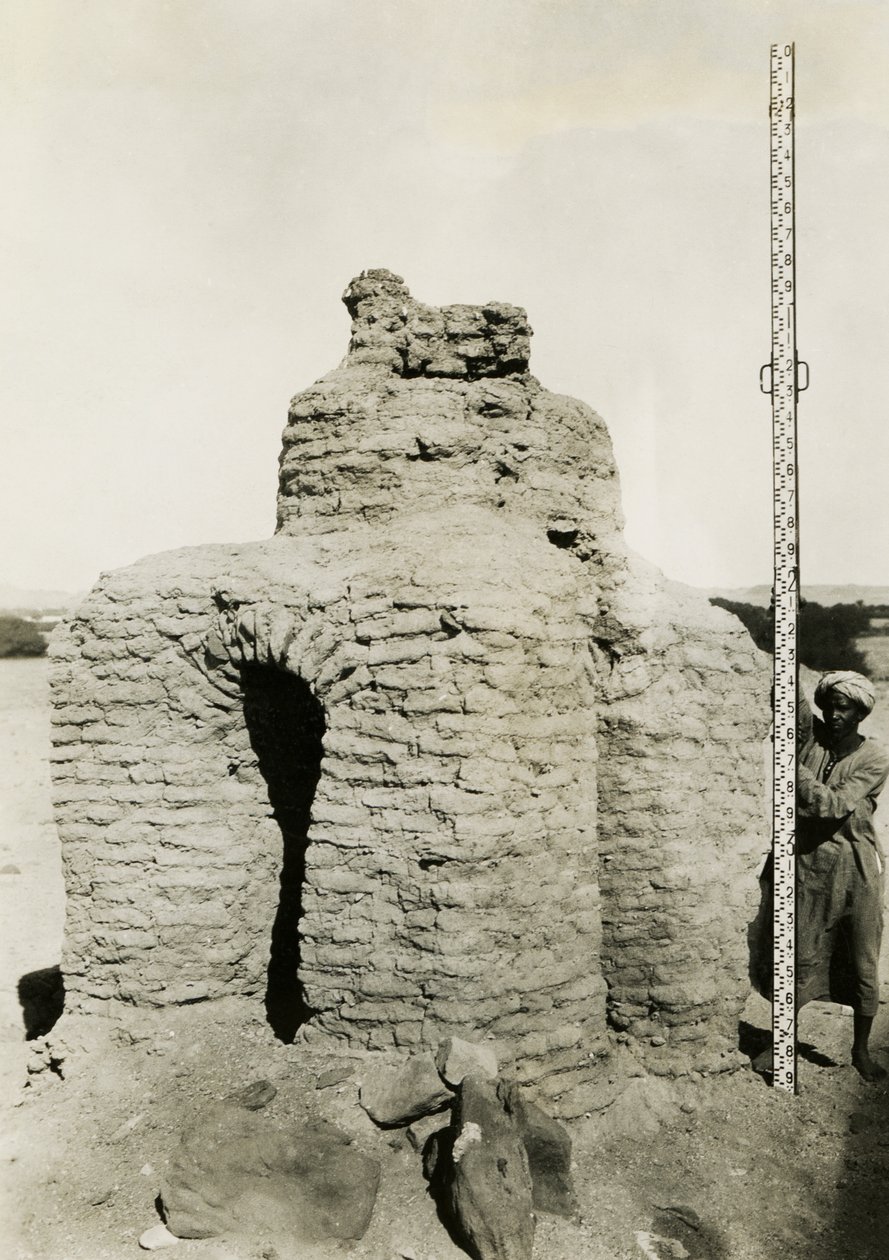 Kristen grav i nekropol, Qasr Ibrim, Egypten, fotografi av Ugo Monneret de Villard av Ugo Monneret de Villard