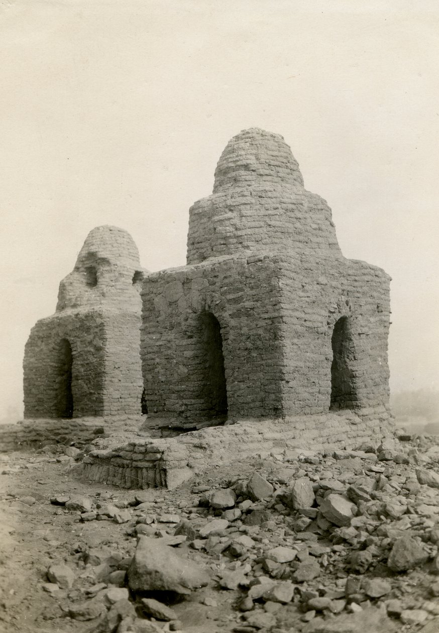 Kupolformad grav, Agargia, Sudan, fotografi av Ugo Monneret de Villard av Ugo Monneret de Villard