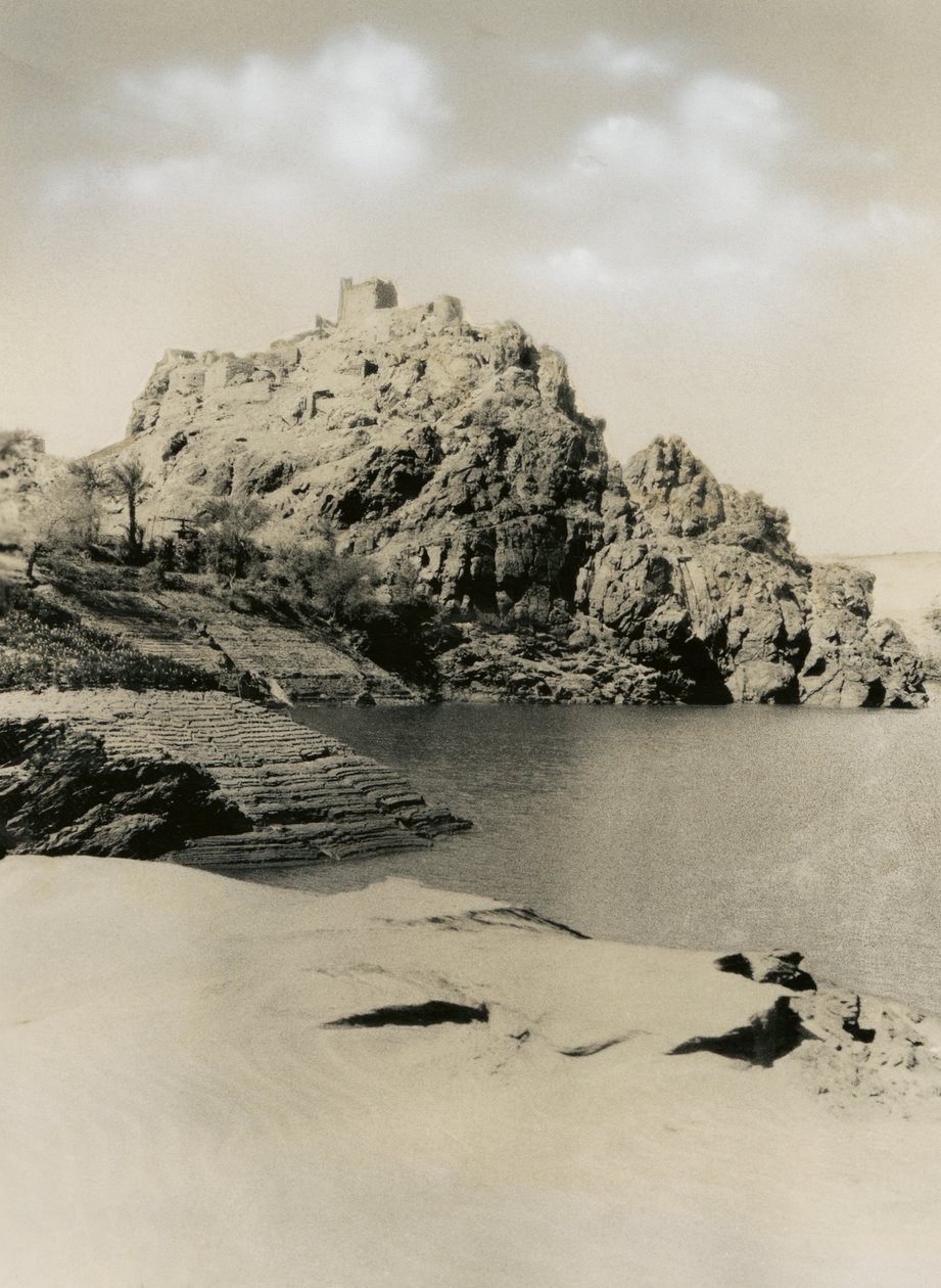 Befäst by i Diffinarti, Sudan, fotografi av Ugo Monneret de Villard av Ugo Monneret de Villard