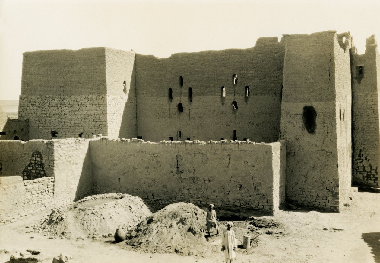 S:t Simeons kloster, Aswan, Egypten, fotografi av Ugo Monneret de Villard av Ugo Monneret de Villard