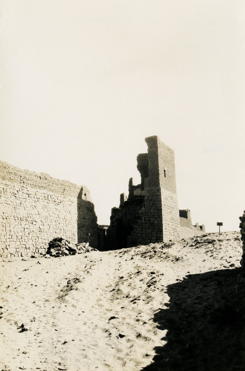 S:t Simeons kloster, Aswan, Egypten, fotografi av Ugo Monneret de Villard av Ugo Monneret de Villard