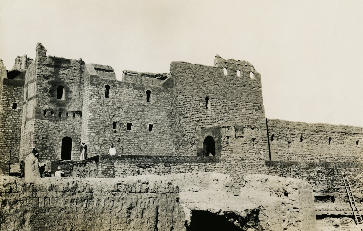 S:t Simeons kloster efter restaureringen, Aswan, Egypten, fotografi av Ugo Monneret de Villard av Ugo Monneret de Villard