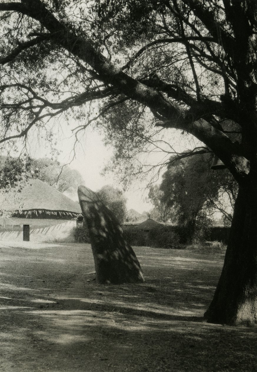 Stele i Axum, Etiopien, fotografi av Ugo Monneret de Villard, ca 1937 av Ugo Monneret de Villard