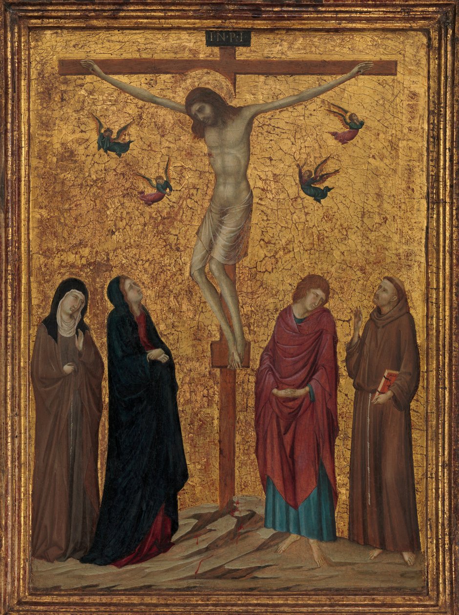 Korsfästelsen, ca. 1315-20. av Ugolino da Siena