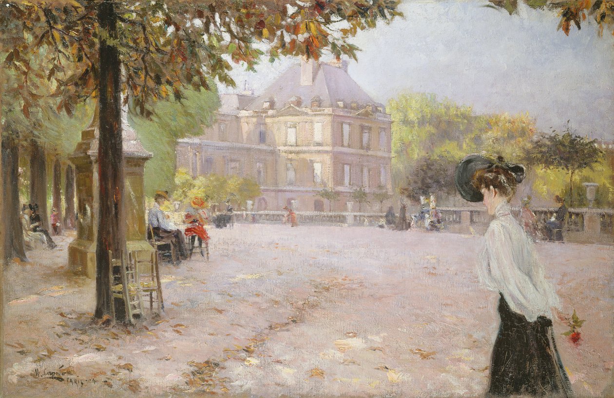 Luxemburgträdgården, Paris av Ulisse Caputo