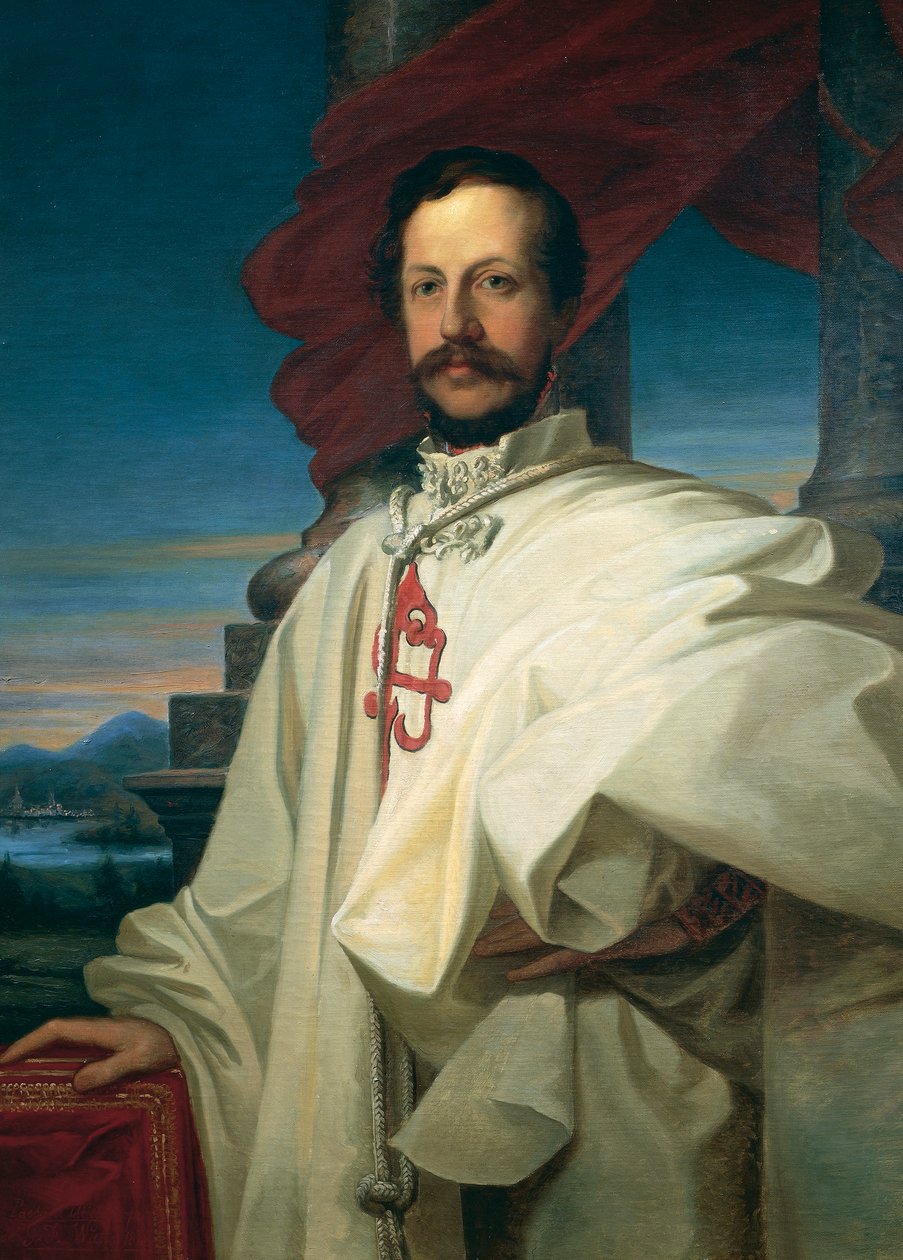 Porträtt av Charles av Bourbon-Parma (Madrid av Ulisse Passani