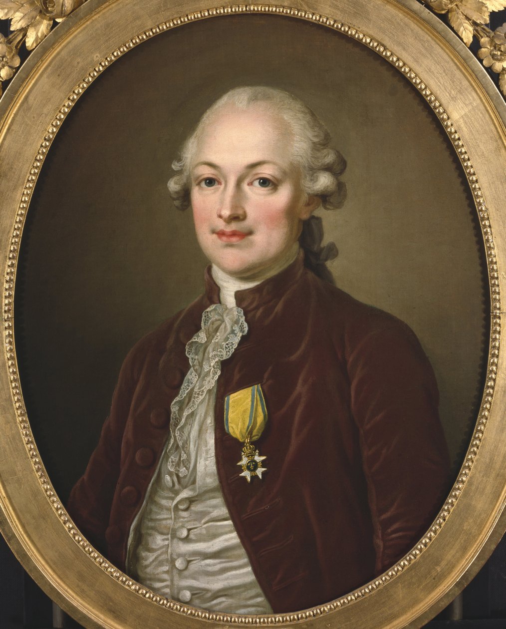 Baron Erik Magnus de Stael Holstein, Sveriges ambassadör i Frankrike - Porträtt av Baron Erik Magnus Stael von Holstein (1749-1802), av Pasch, Ulrika Fredrika (1735-1796). Olja på duk av Ulrika Fredrika Pasch