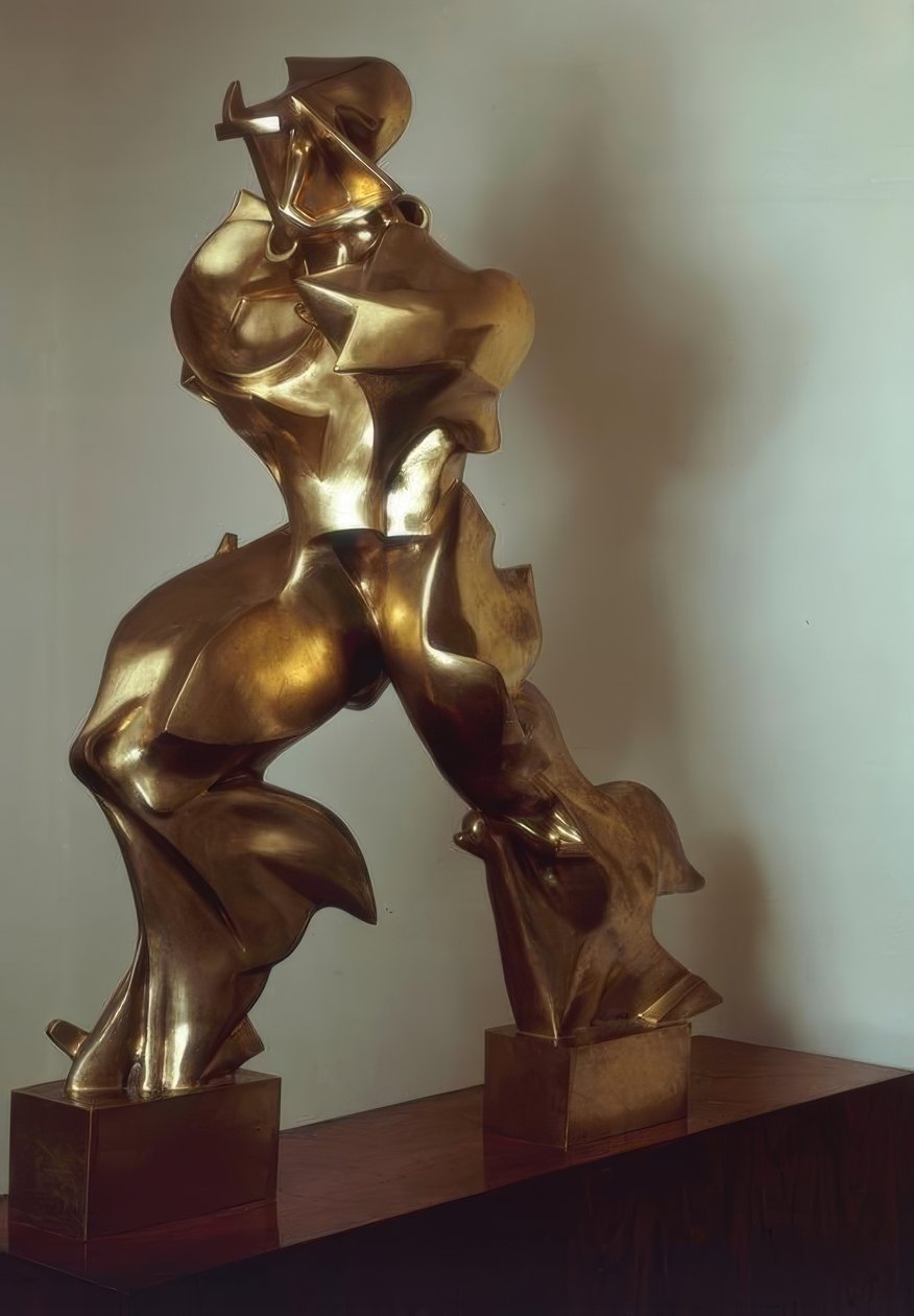 Unika former av kontinuitet i rummet av Umberto Boccioni