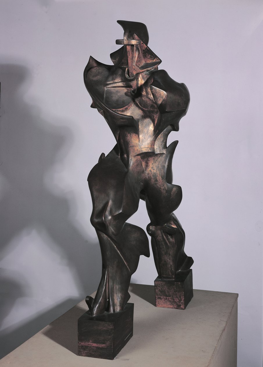 Unika former av kontinuitet i rummet, 1913 (brons) av Umberto Boccioni