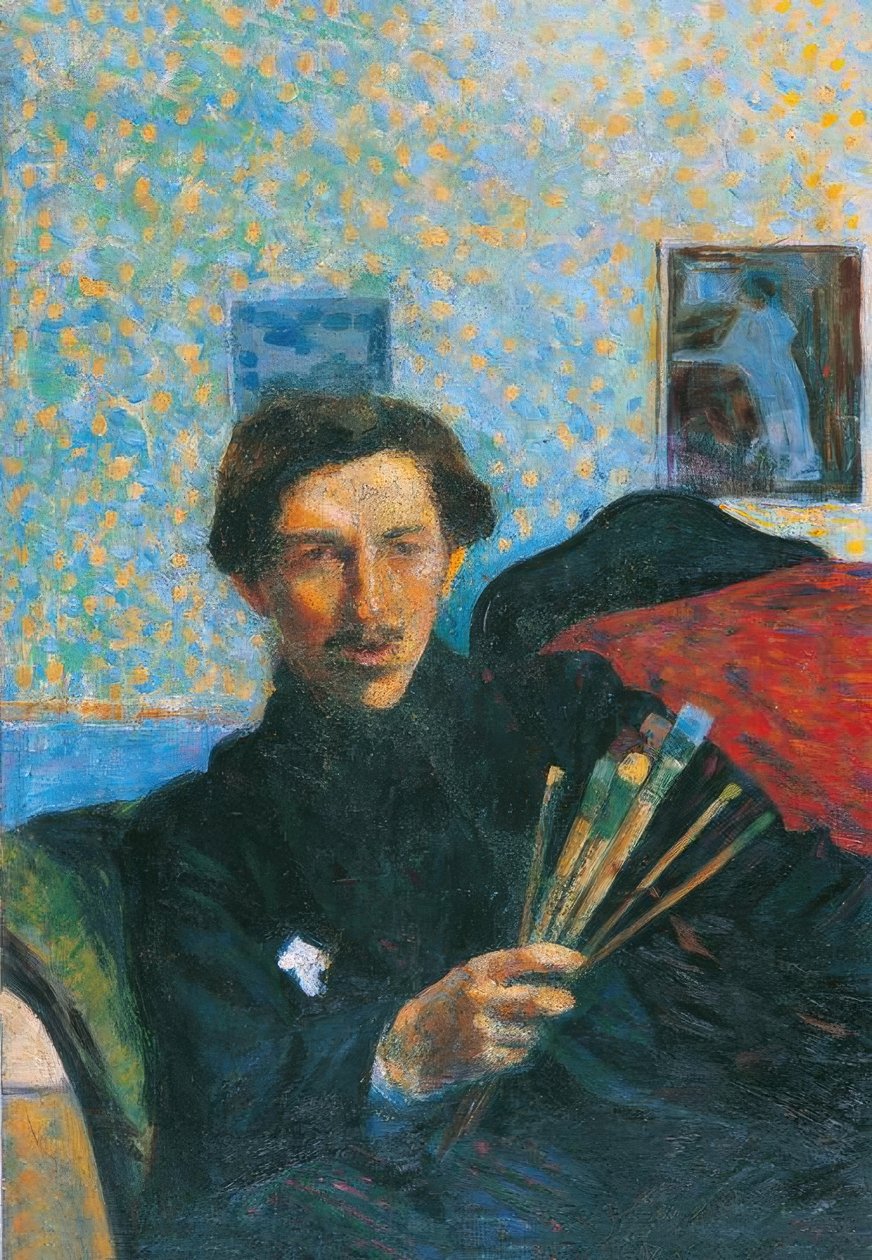 Självporträtt av Umberto Boccioni