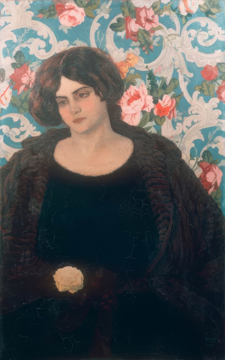 Bigia, konstnärens yngre syster av Umberto Boccioni