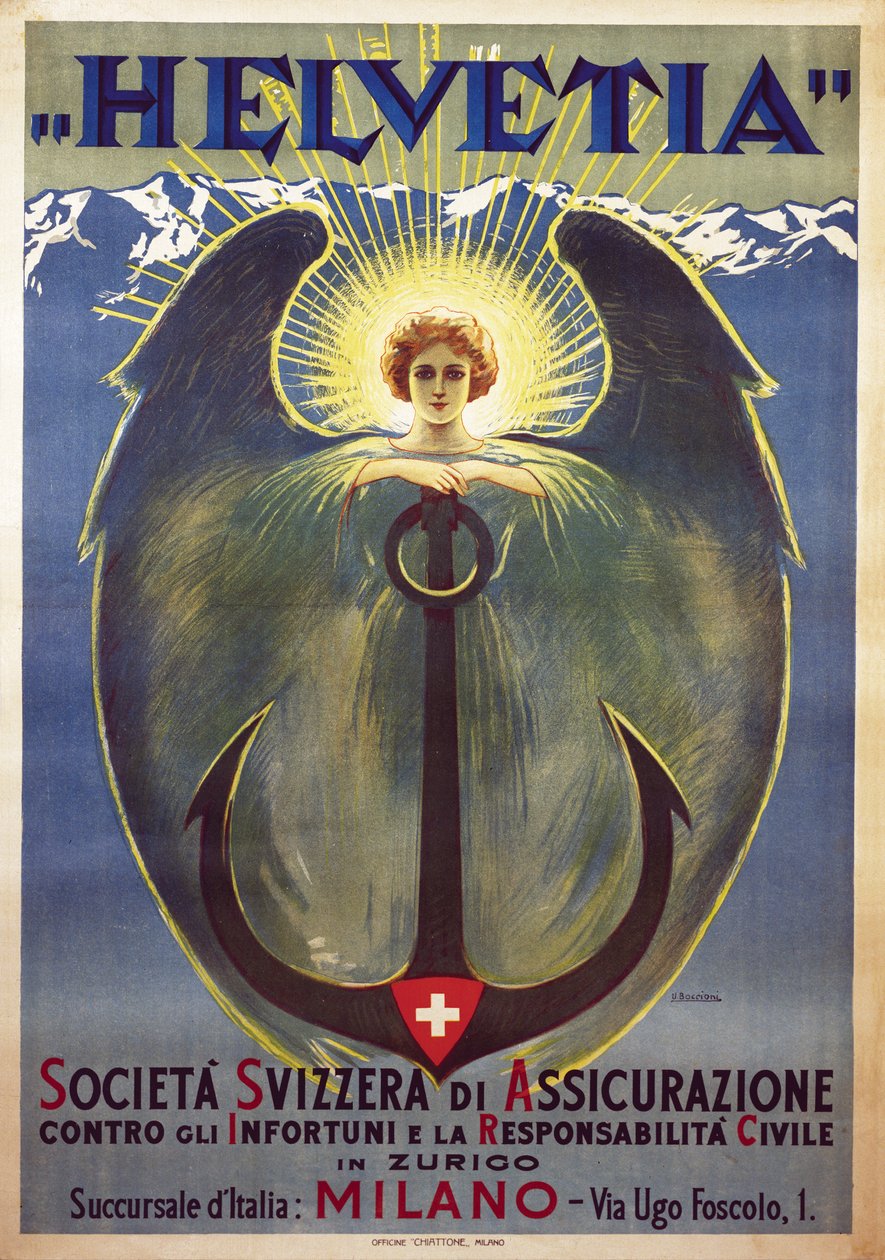 Helvetia affisch av Umberto Boccioni av Umberto Boccioni