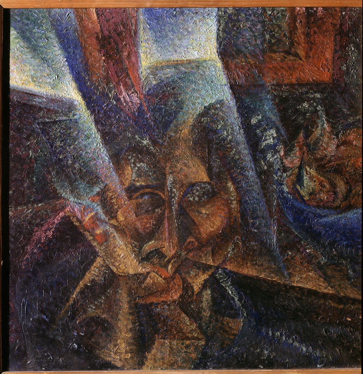 Ljus, ansikte och atmosfär av Umberto Boccioni