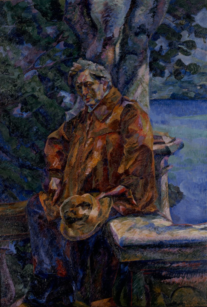 Porträtt av mästare Busoni av Umberto Boccioni