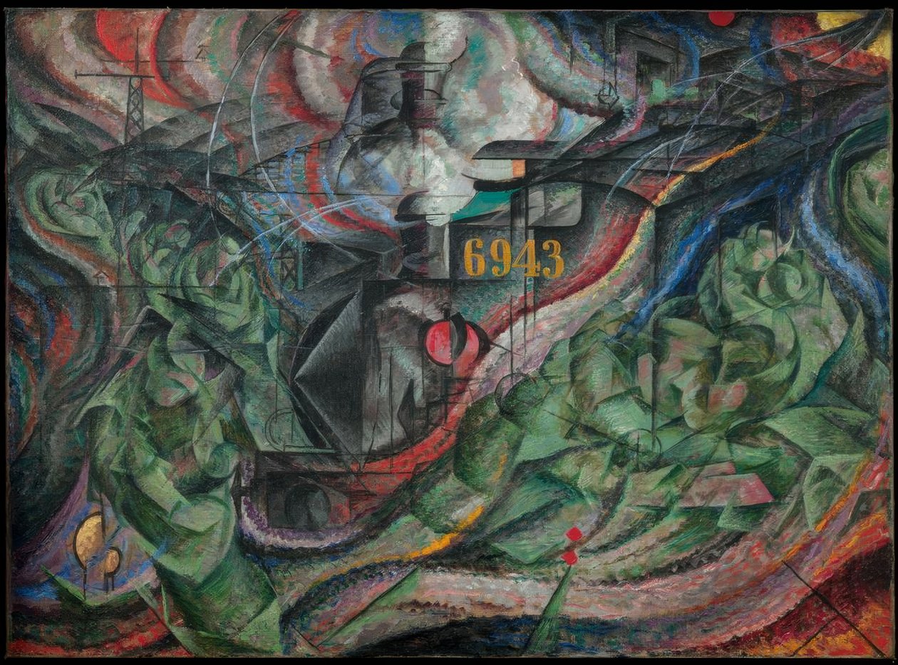 Själens tillstånd II - Farvälna av Umberto Boccioni