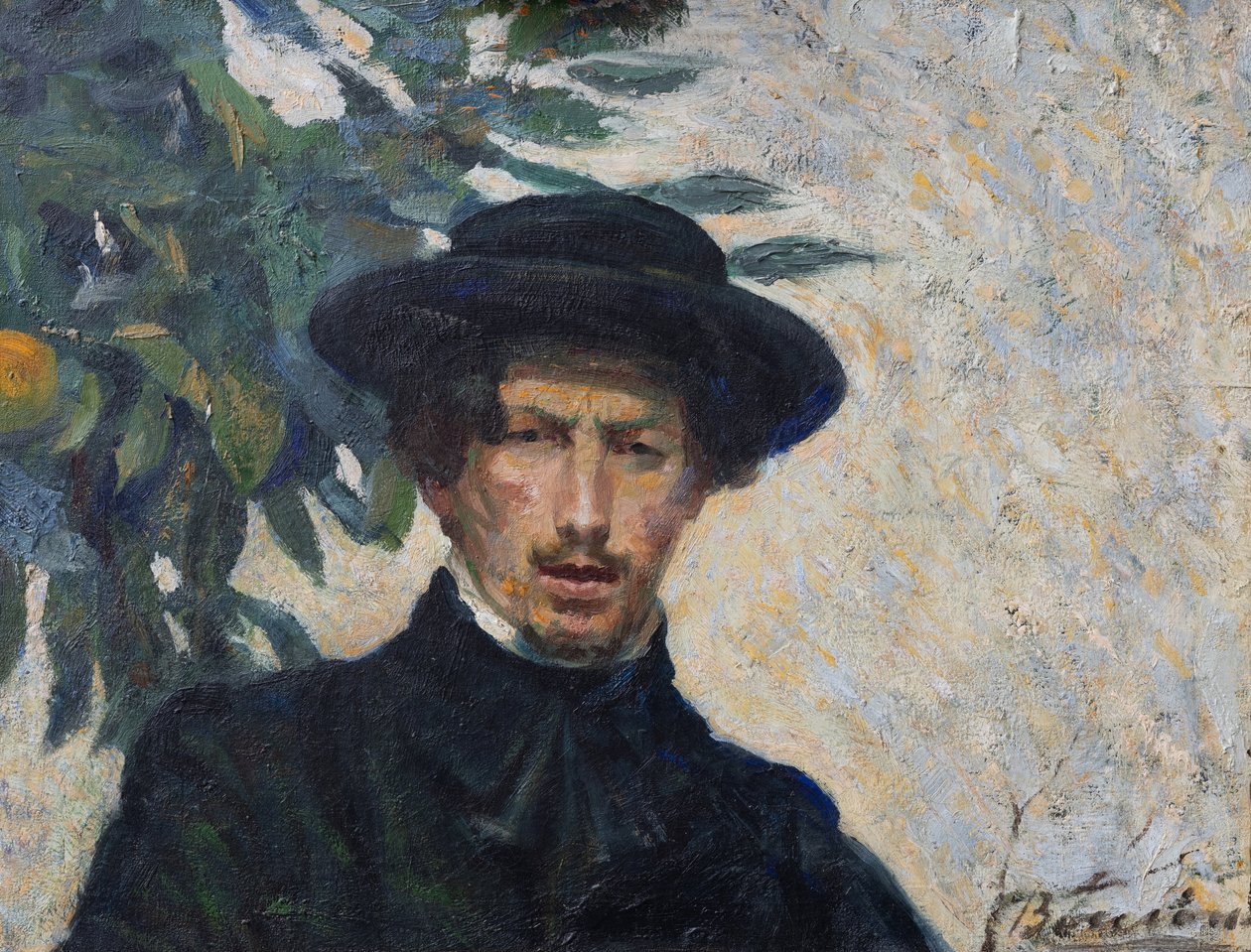 Självporträtt av Umberto Boccioni