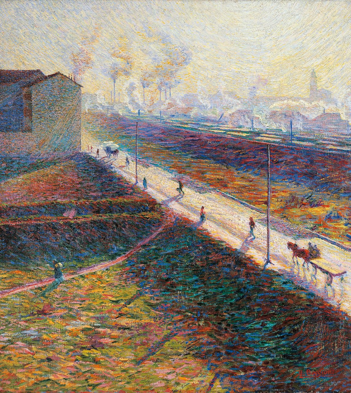 The Morning av Umberto Boccioni (1882-1916), olja på duk, 60x55 cm av Umberto Boccioni